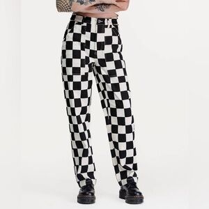 Service Fatigue Pants - Black Checkerboard
